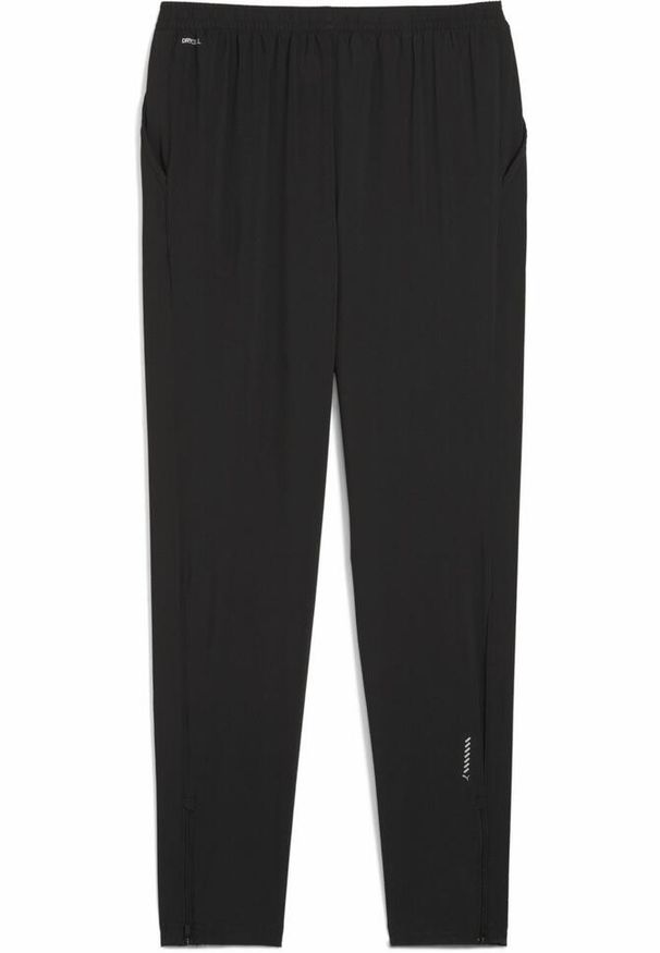 Puma - Męskie spodnie RUN VELOCITY o zwężanym kroju PUMA Black. Kolor: czarny. Sport: bieganie