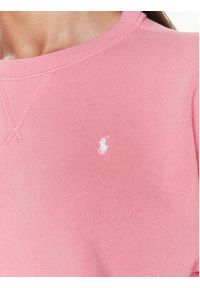 Polo Ralph Lauren Bluza 211891557007 Różowy Regular Fit. Typ kołnierza: polo. Kolor: różowy. Materiał: bawełna #3