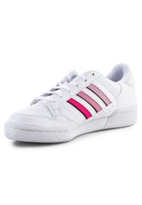 Adidas - Buty adidas Continental 80 Stripes Jr GZ7037 białe. Zapięcie: pasek. Kolor: biały. Materiał: materiał. Szerokość cholewki: normalna