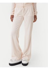 Juicy Couture Spodnie dresowe Caisa JCSEBJ008G Różowy Slim Fit. Kolor: różowy. Materiał: bawełna #1