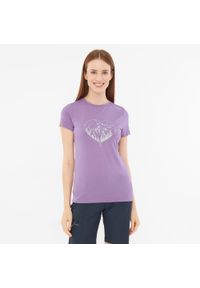 Viking - T-shirt damski VIKING Lenta Bamboo Light Lady. Kolor: fioletowy