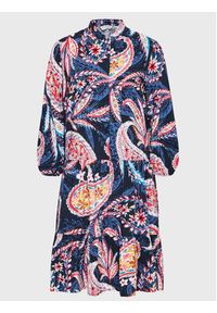 Tatuum Sukienka codzienna Mirami T2307.192 Granatowy Slim Fit. Okazja: na co dzień. Kolor: niebieski. Materiał: wiskoza. Typ sukienki: proste. Styl: casual #6