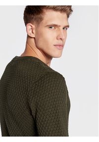 !SOLID - Solid Sweter 21107143 Zielony Regular Fit. Kolor: zielony. Materiał: bawełna #3