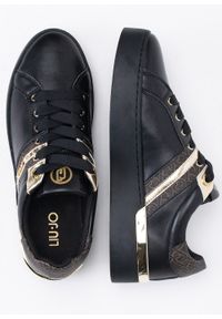 Sneakersy damskie czarne Liu Jo Silvia 68. Okazja: na spotkanie biznesowe. Kolor: czarny. Materiał: tkanina #2