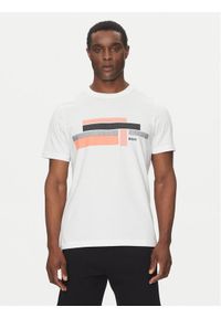 BOSS T-Shirt Glamping 50538923 Biały Relaxed Fit. Kolor: biały. Materiał: bawełna