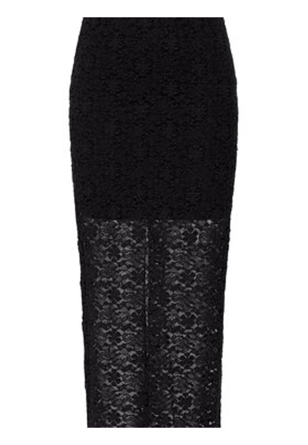 only - ONLY Spódnica ołówkowa Lorenza 15356174 Czarny Regular Fit. Kolor: czarny. Materiał: bawełna