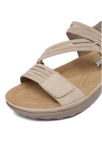 Rieker Sandały CEO-64870-62 Beżowy. Kolor: beżowy. Materiał: skóra #5
