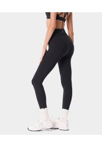 Legginsy sportowe dla kobiet z kopertowym tyłem Carpatree Balletcore. Stan: podwyższony. Kolor: czarny. Sport: fitness