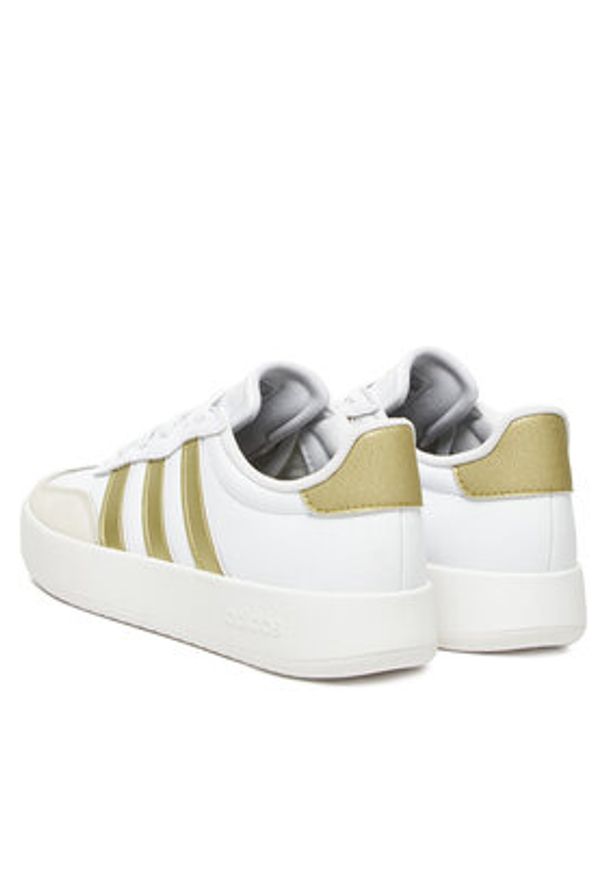 Adidas - adidas Sneakersy Barreda JR1191 Biały. Kolor: biały. Materiał: skóra
