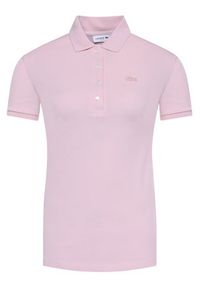 Lacoste Bluza PF5462 Różowy Slim Fit. Kolor: różowy. Materiał: bawełna #5