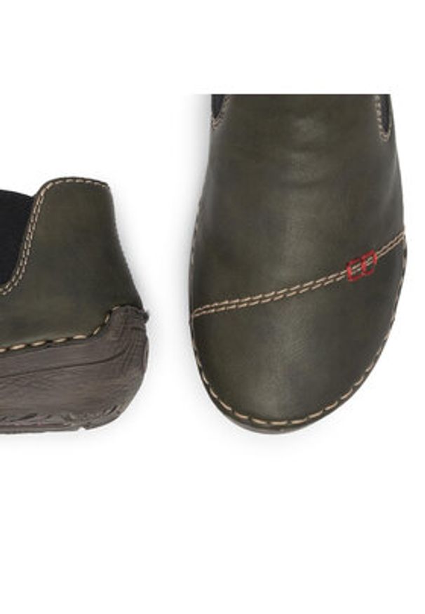 Rieker Sztyblety 52590-54 Khaki. Kolor: brązowy. Materiał: skóra