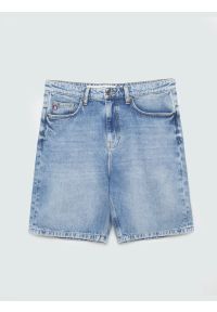 Big-Star - Szorty męskie jeansowe niebieskie Deneez 190. Okazja: na co dzień. Stan: podwyższony. Kolor: niebieski. Materiał: jeans. Styl: elegancki, klasyczny, vintage, casual #3