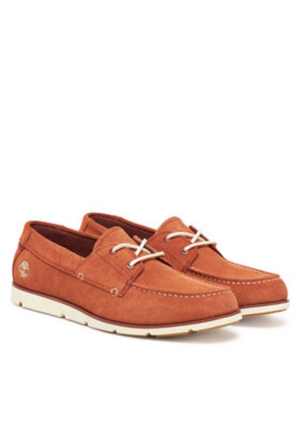 Timberland Mokasyny Grafton Bay TB0A42X7EIZ1 Brązowy. Kolor: brązowy. Materiał: skóra, zamsz