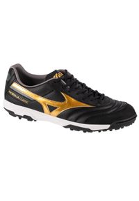 Buty piłkarskie męskie Mizuno Q1GB230250. Zapięcie: sznurówki. Kolor: czarny, wielokolorowy, żółty. Materiał: syntetyk, materiał. Szerokość cholewki: normalna. Sport: piłka nożna