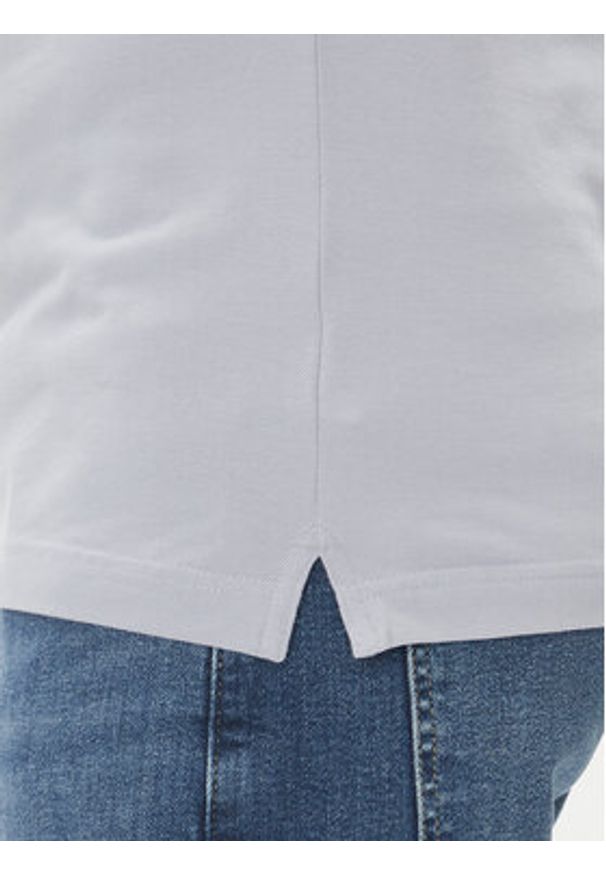 Calvin Klein Jeans Polo J30J315603 Niebieski Slim Fit. Typ kołnierza: polo. Kolor: szary. Materiał: bawełna