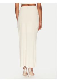Guess Spódnica midi W5GD0E KAQL2 Beżowy Regular Fit. Kolor: beżowy