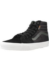 Vans - Buty VANS SK8-HI CRDA Czarny. Kolor: czarny. Materiał: tkanina