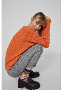 medicine - Medicine - Sweter Urban Punk. Kolor: pomarańczowy. Materiał: poliester. Długość rękawa: długi rękaw. Długość: długie #1