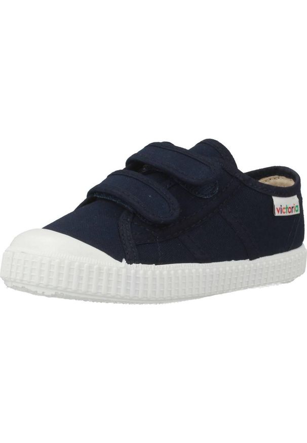 VICTORIA - Buty tenisówki dziecięce Victoria. Kolor: niebieski. Materiał: tkanina