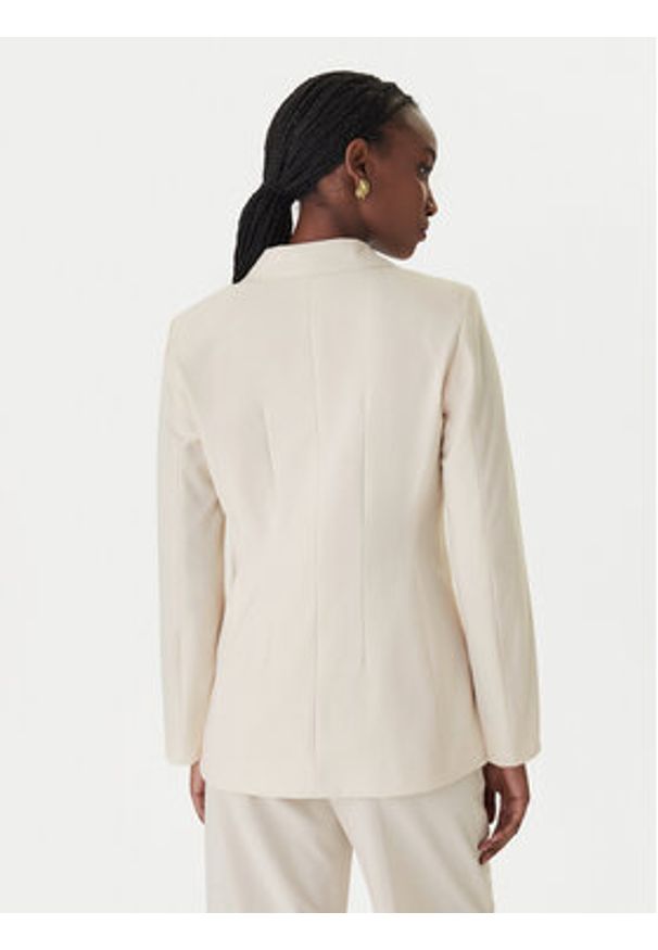 Marella Marynarka Tropico 2613041121 Biały Regular Fit. Kolor: biały. Materiał: wiskoza