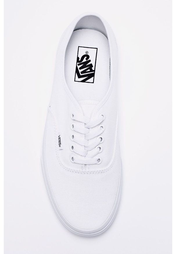 Vans - Tenisówki. Nosek buta: okrągły. Zapięcie: sznurówki. Kolor: biały. Materiał: guma