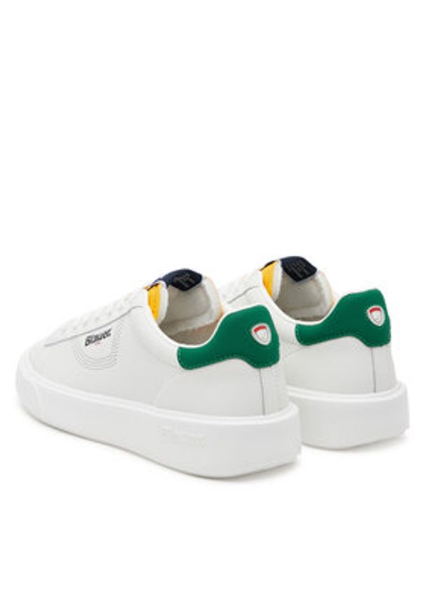 Blauer Sneakersy S5BUCK03/LES Biały. Kolor: biały. Materiał: skóra