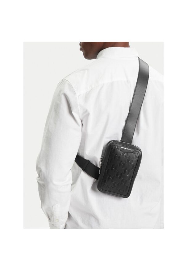 Karl Lagerfeld - Saszetka KARL LAGERFELD. Kolor: czarny