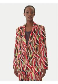 Lola Casademunt by Maite Marynarka M2 Concrete Jungle MS2602013 Kolorowy Regular Fit. Materiał: syntetyk. Wzór: kolorowy