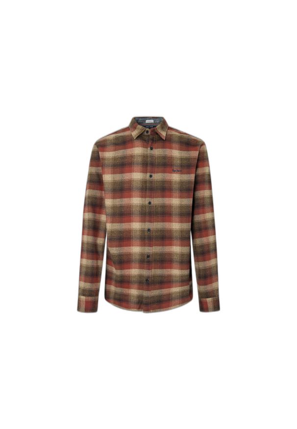 Koszula Pepe Jeans Fernhurst. Kolor: czerwony, brązowy, wielokolorowy