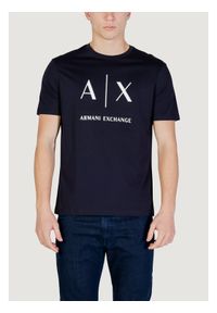 Armani Exchange T-Shirt XM002683 AF10356 UB101 Granatowy Regular Fit. Kolor: niebieski. Materiał: bawełna #1