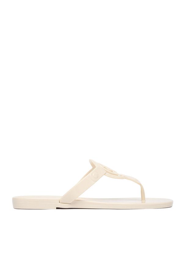 Japonki Nine West. Kolor: kremowy