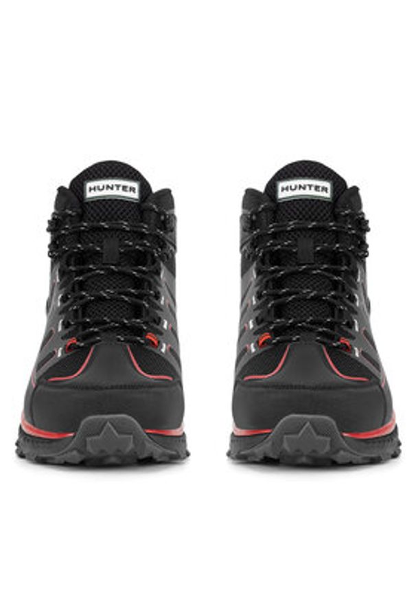 Hunter Trekkingi PEAK RT MID WP Czarny. Kolor: czarny. Materiał: materiał. Sport: turystyka piesza