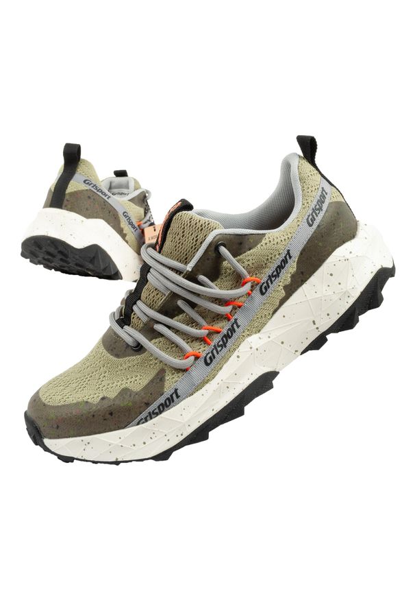 Buty sportowe do biegania męskie Grisport. Kolor: zielony. Sport: bieganie, fitness