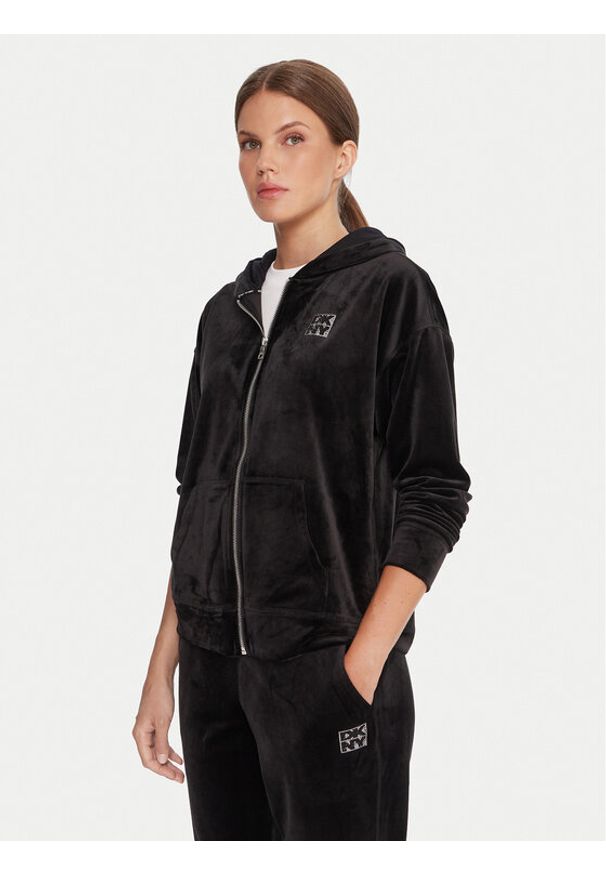 DKNY Sport Bluza DP5J9642 Czarny Regular Fit. Kolor: czarny. Materiał: syntetyk. Styl: sportowy
