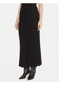 Kontatto Spódnica maxi 3M0955C Czarny Regular Fit. Kolor: czarny. Materiał: syntetyk