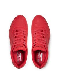 skechers - Skechers Sneakersy Uno Stand On Air 52458/RED Czerwony. Kolor: czerwony. Materiał: skóra #5