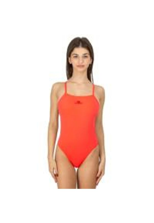 TURBO - Strój Kąpielowy Turbo Energy – Czerwony – Rozmiar Xl / Uk36. Kolor: czerwony. Materiał: materiał