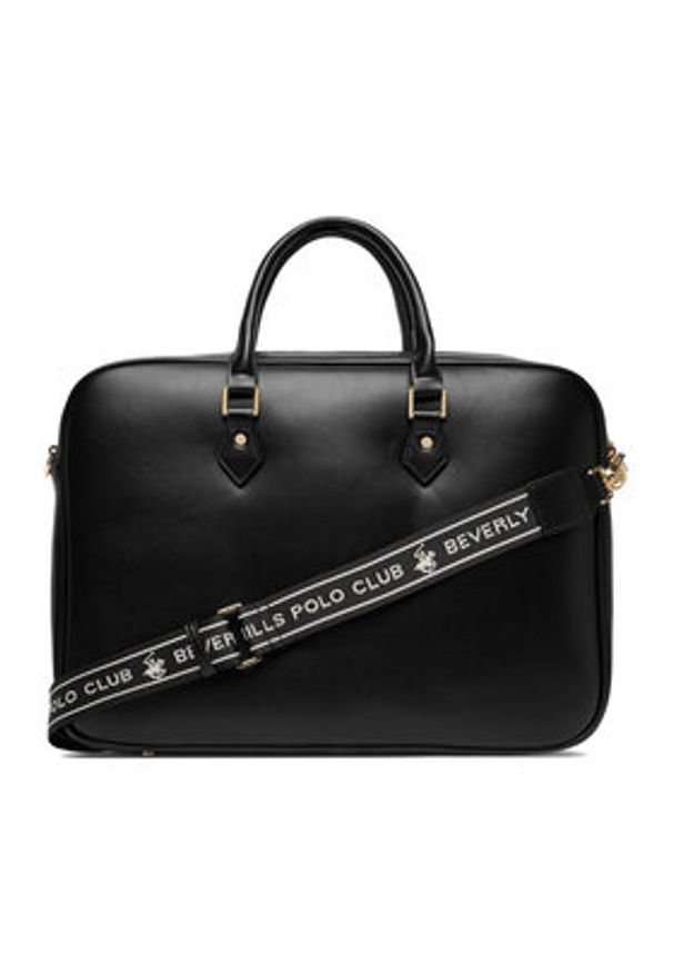 Beverly Hills Polo Club Torebka CEO-BHPC-L-010-09 Czarny. Kolor: czarny. Materiał: materiał