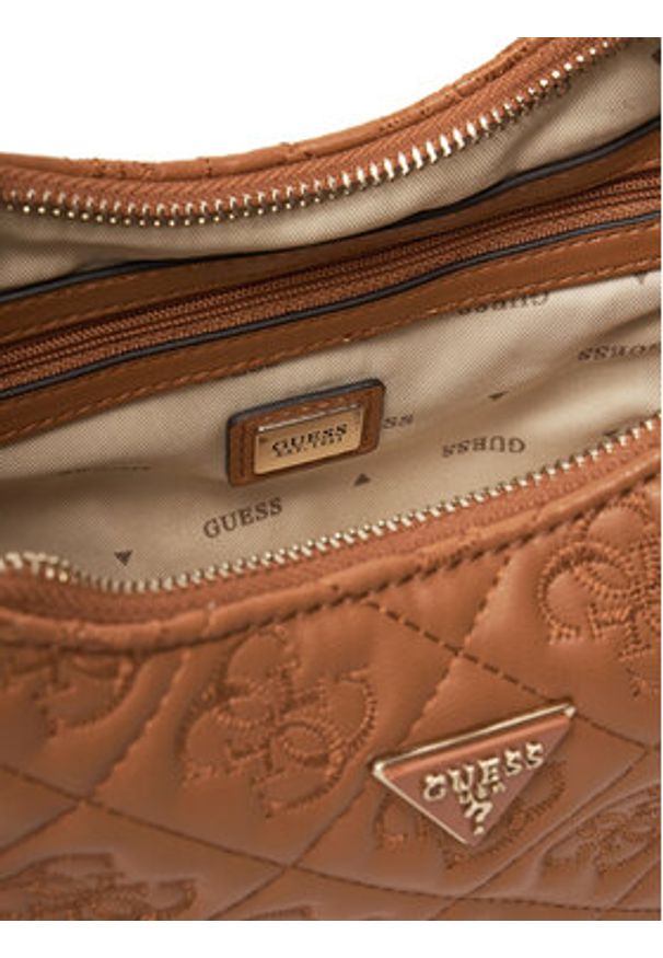 Guess Torebka Adelasia HWQL96 58180 Brązowy. Kolor: brązowy. Materiał: skórzane