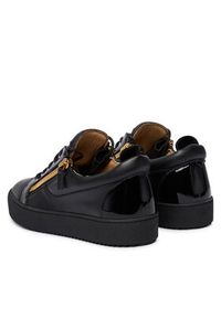 Giuseppe Zanotti Sneakersy RU50000/003 Czarny. Kolor: czarny. Materiał: skóra