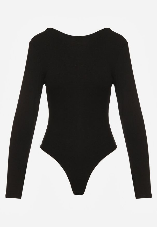 Renee - Czarne Basicowe Body Sadovelle. Okazja: na co dzień, na spotkanie biznesowe, do pracy. Kolor: czarny. Materiał: jeans. Długość rękawa: długi rękaw. Długość: długie. Styl: casual, biznesowy, elegancki, sportowy