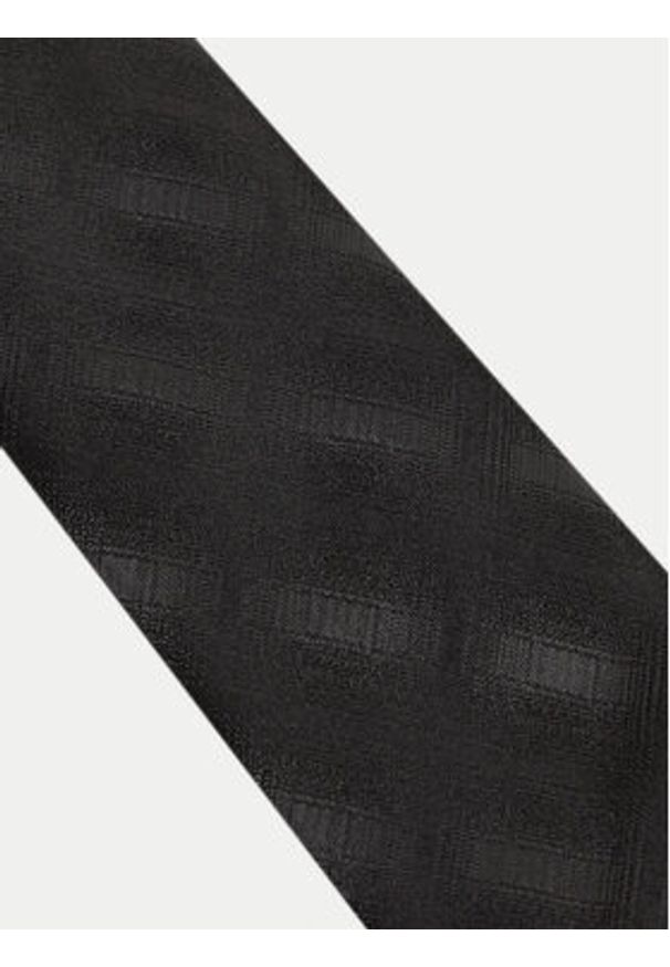 Hugo - HUGO Krawat 50535299 Czarny. Kolor: czarny. Materiał: jedwab