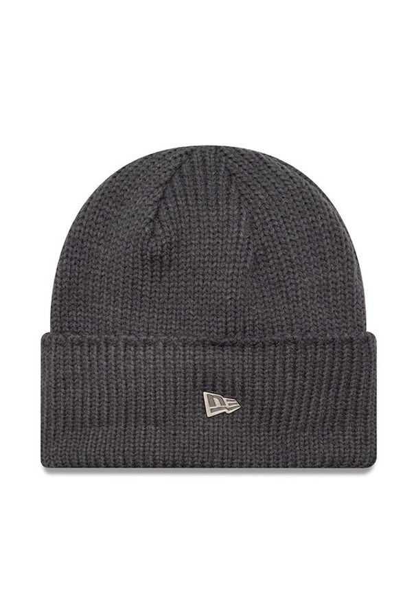 New Era Czapka Wide Cuff Beanie 60565441 Szary. Kolor: szary. Materiał: materiał