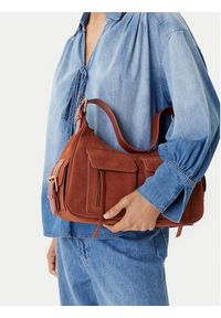 Pinko - PINKO Torebka Cargo Bag Maxi PE 25 PLTT 104507 A29N Brązowy. Kolor: brązowy. Materiał: skórzane, zamszowe #3