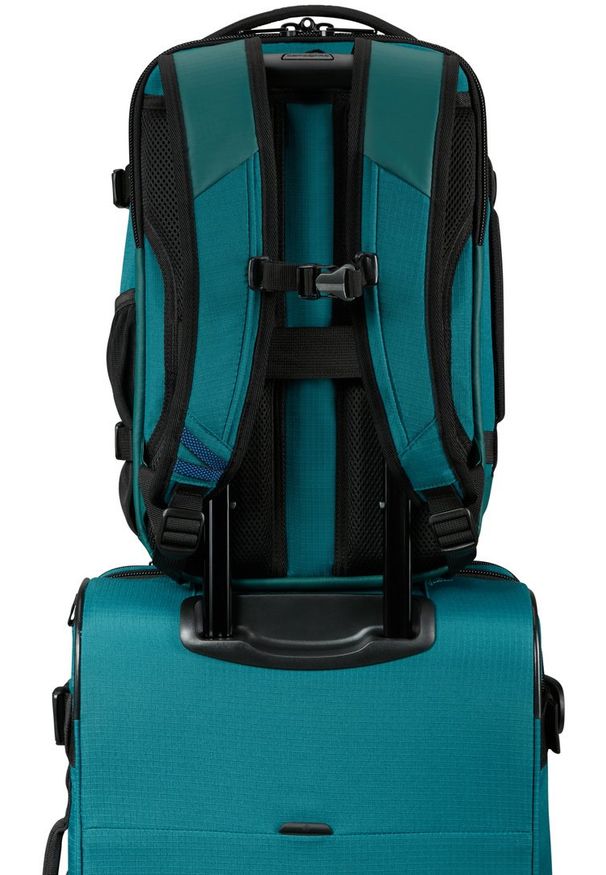 Plecak turystyczny Samsonite Samsonite ROADSEEKER UNDERSEAT BACKPACK XS DEEP TEAL