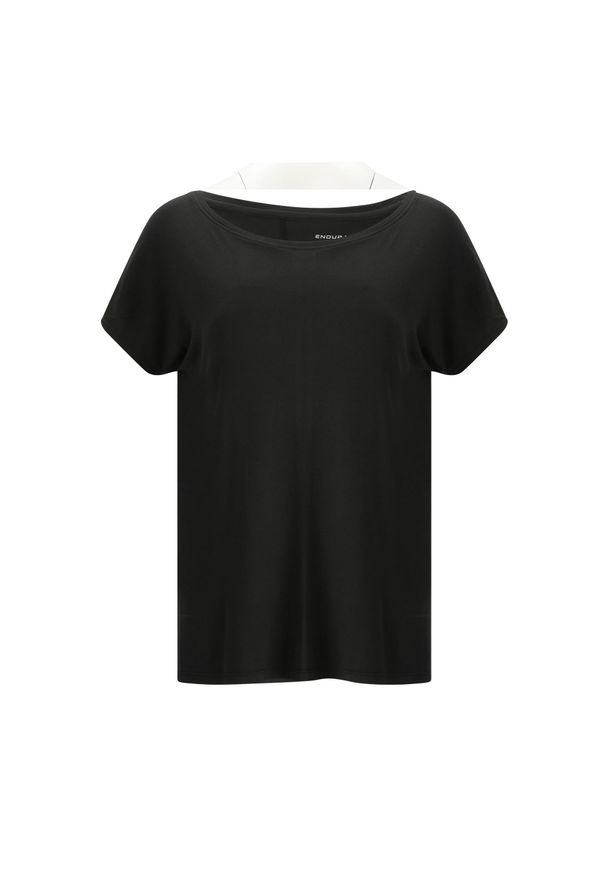 ENDURANCE - Koszulka damska Endurance Carrolli. Kolor: czarny. Sport: turystyka piesza