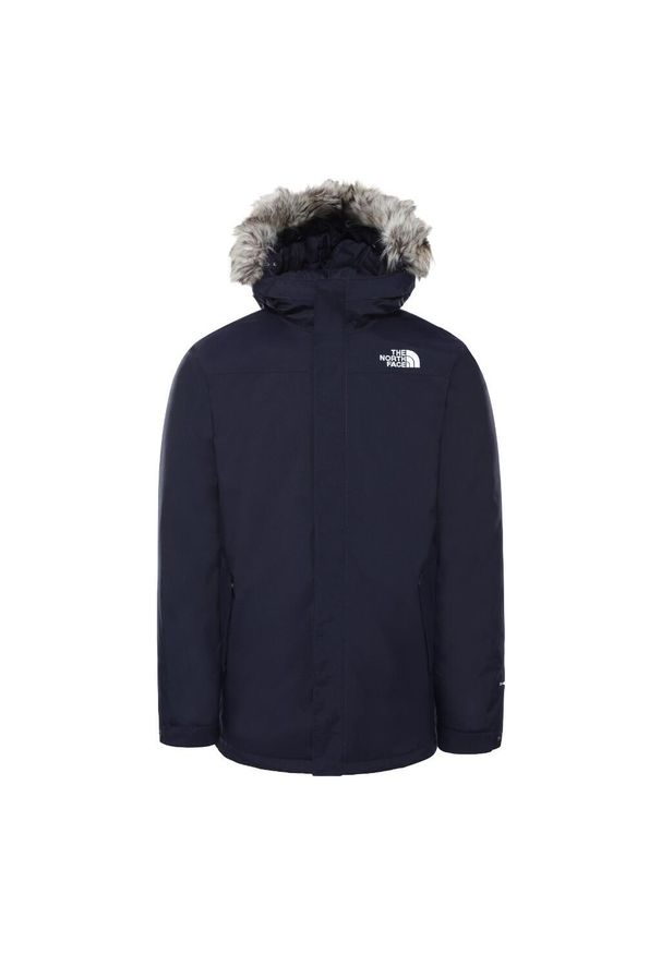 Kurtka turystyczna męska The North Face M Recycled Zaneck Jacket. Kolor: niebieski. Materiał: nylon. Sport: turystyka piesza