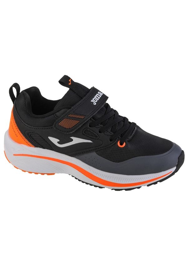 Buty do chodzenia chłopięce, Joma Ferro Jr 2201. Kolor: czarny. Sport: turystyka piesza