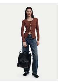 Desigual Plecak Trama Pretoria 25SAKP21 Czarny. Kolor: czarny. Materiał: skóra