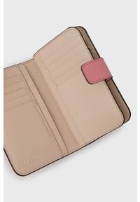 Furla portfel skórzany damski kolor fioletowy. Kolor: fioletowy. Materiał: skóra. Wzór: gładki #2